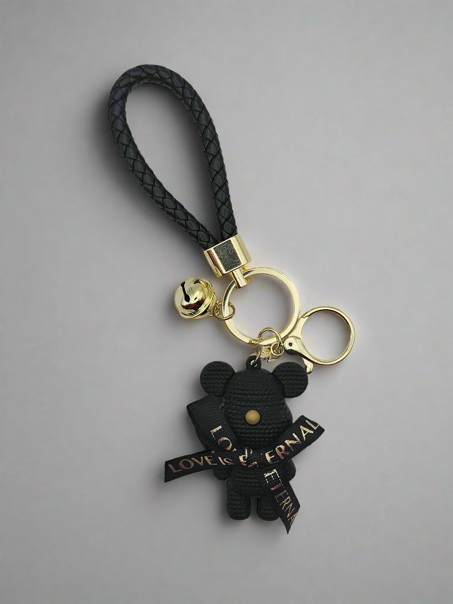 Bear and Bow Keychain