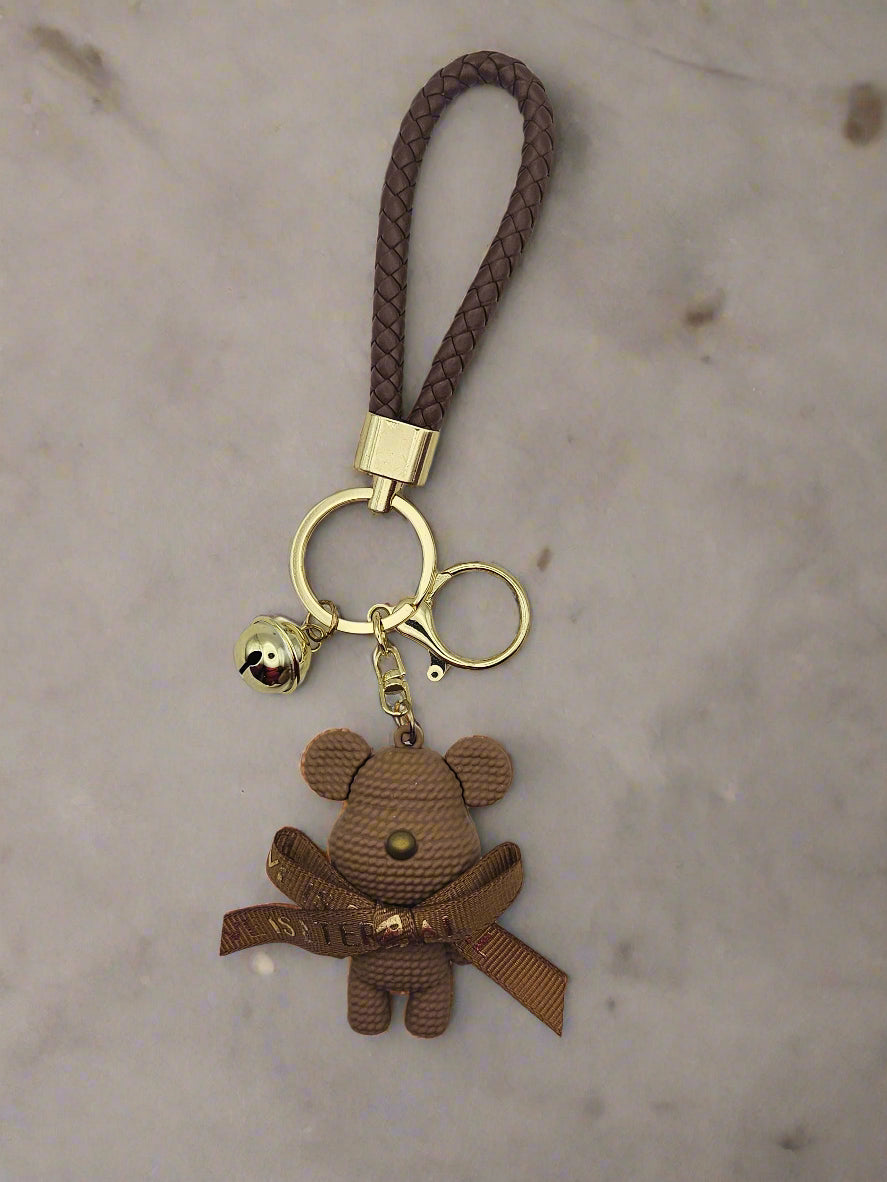Bear and Bow Keychain