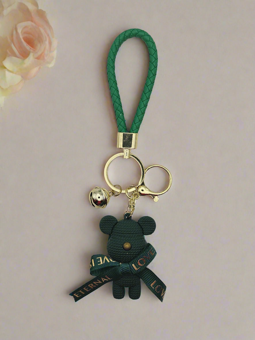 Bear and Bow Keychain