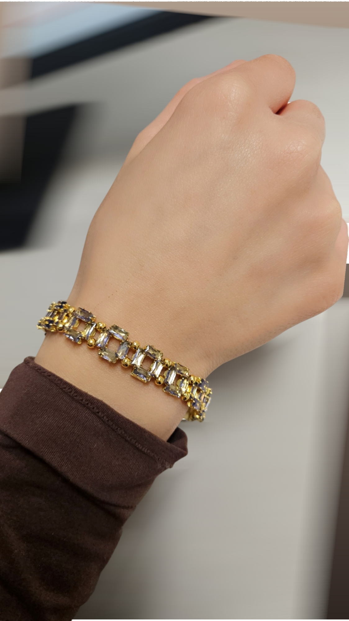 Marquis Eye Tennis Bracelet