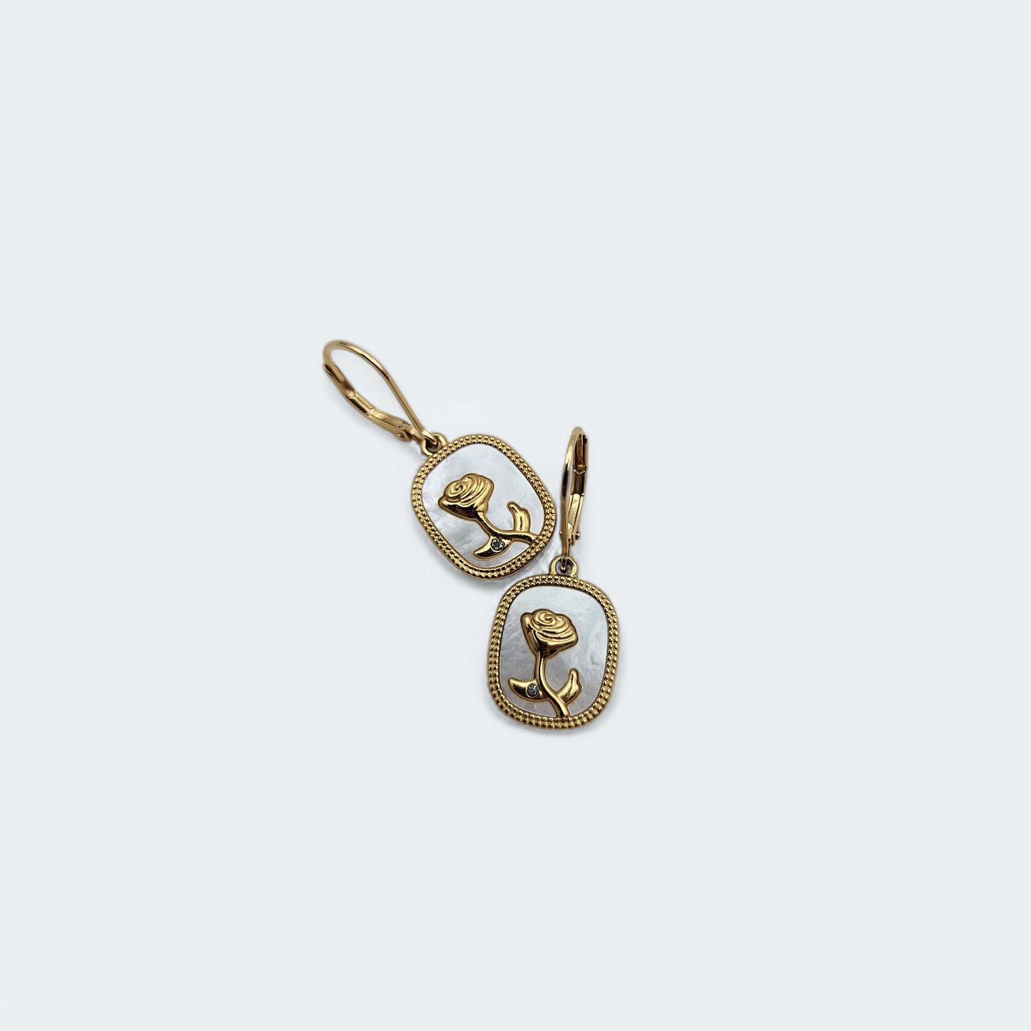 Flowered Set - S925 Earrings and Necklace