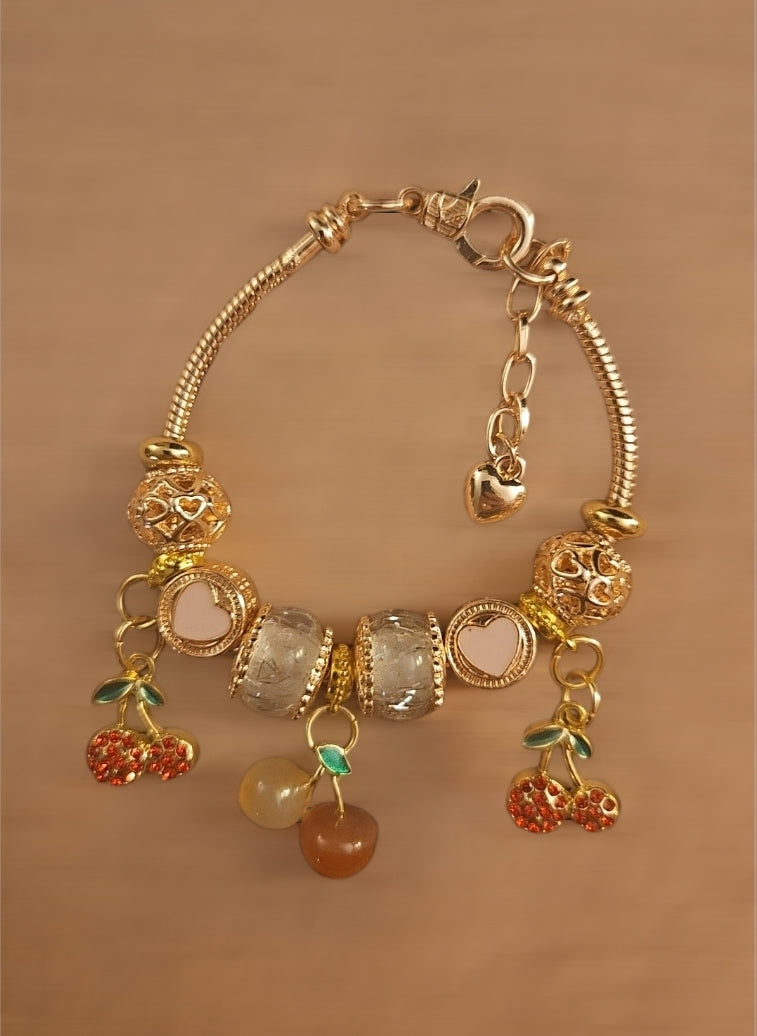 Cherry on Top - Charmed Bracelet