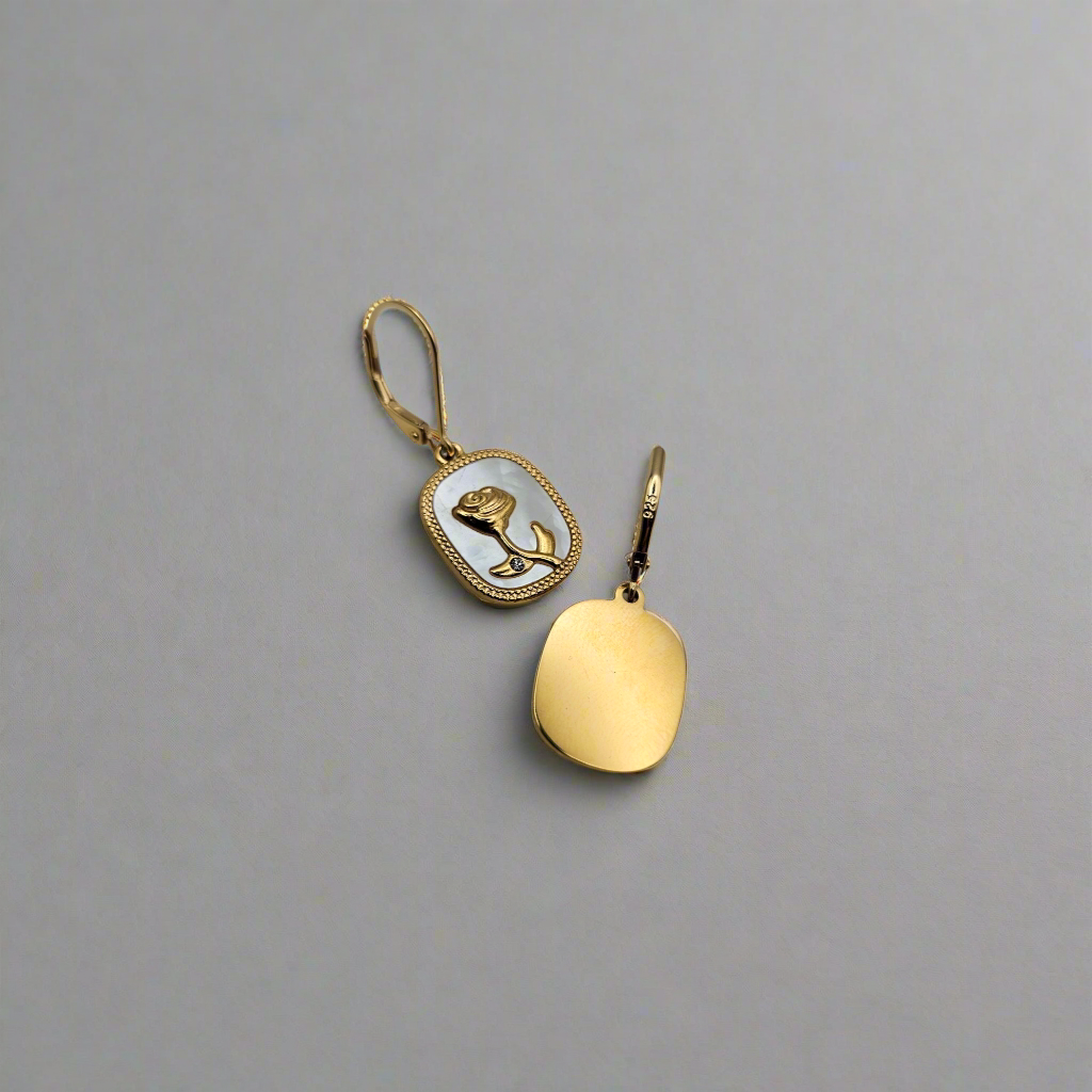 Flowered Set - S925 Earrings and Necklace