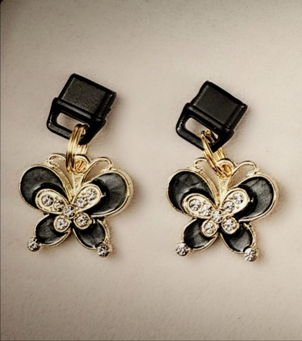 Butterfly Charm - Charging port phone dust cover