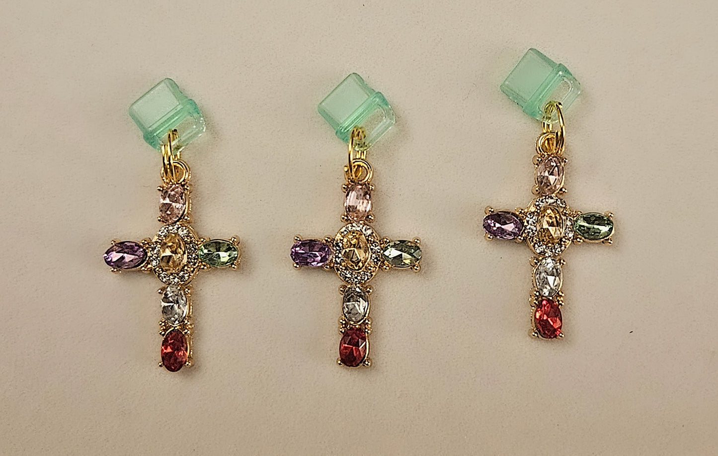 Cross Charm - Charging port phone dust covers