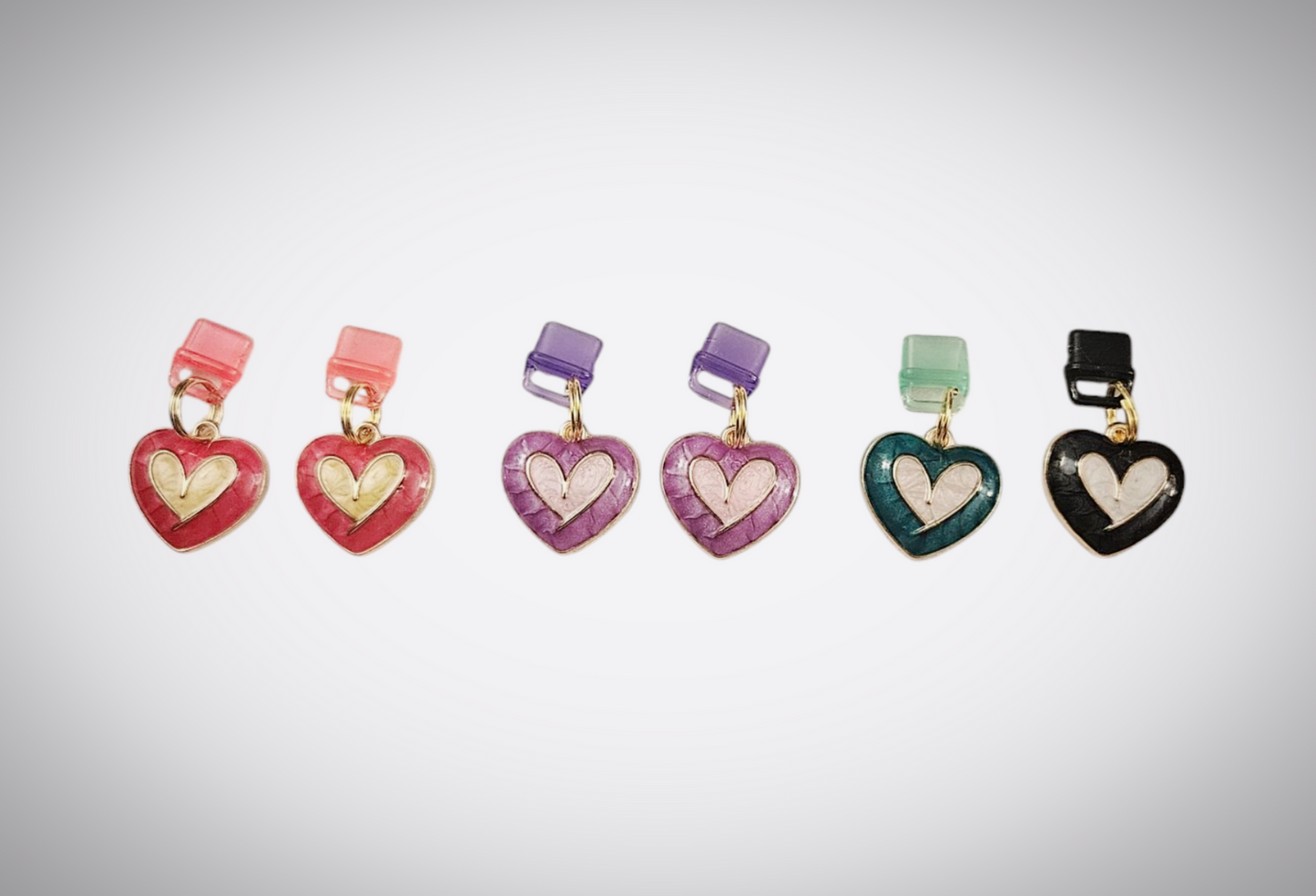 Heart Charm - Charging port phone dust cover