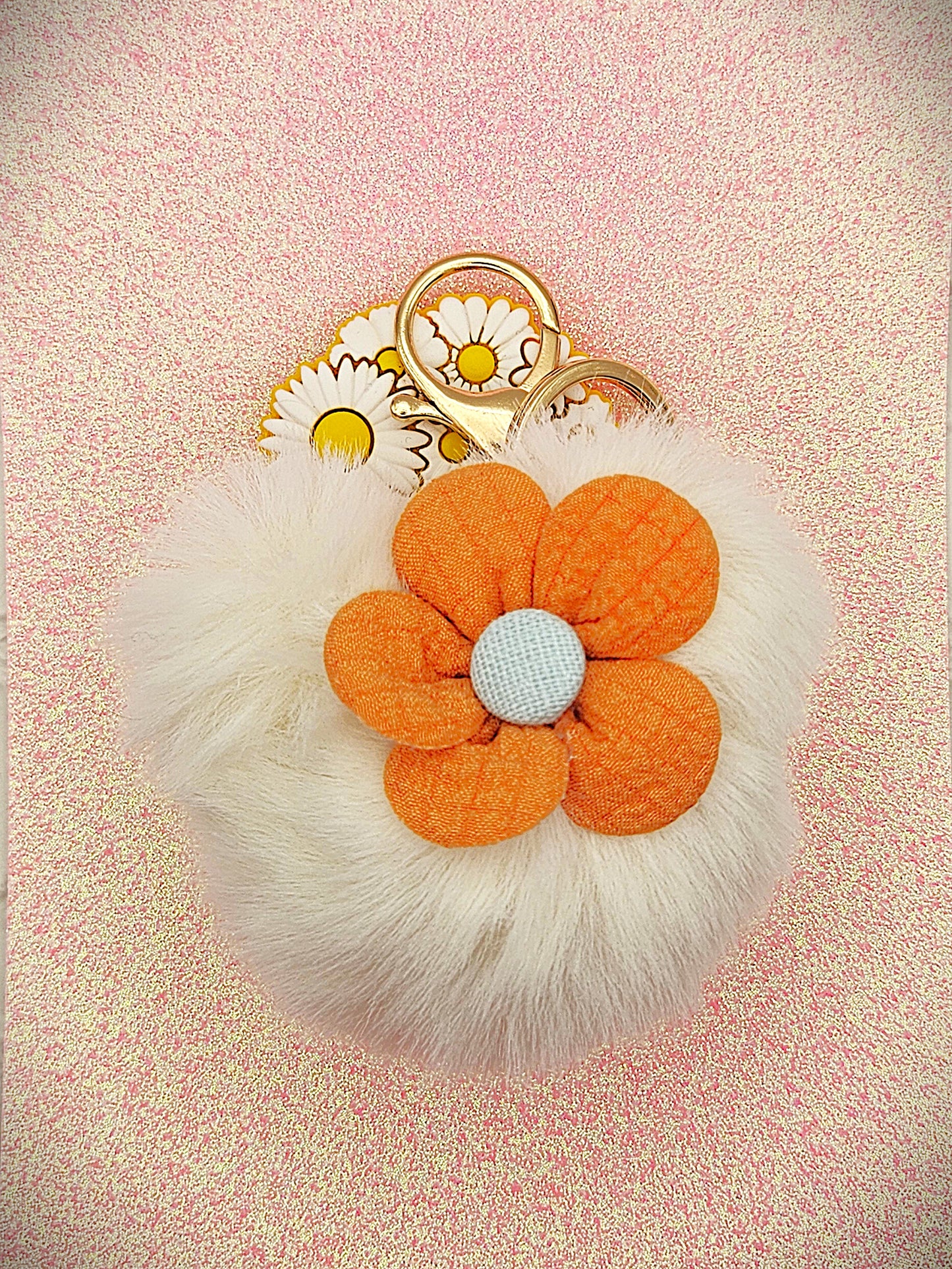 Mouse Shaped Pompom Charm