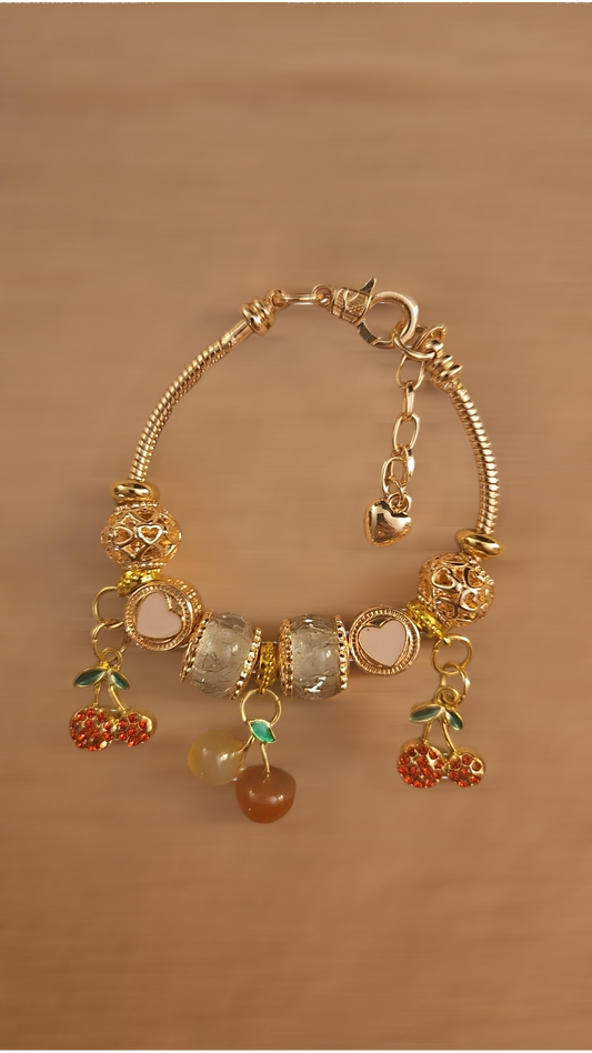 Cherry on Top - Charmed Bracelet