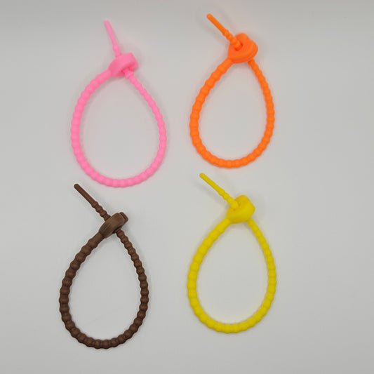 Heart 22cm Silicone Rope DIY Key Chain Accessories