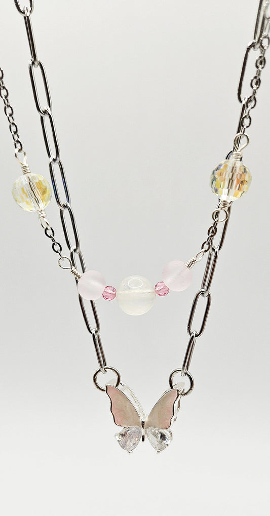 Mariposa - Double Layered Necklace